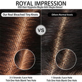 9x6 Glueless Wigs Human Hair Pre Plucked Pre Cut Highlight Ombre Body Wave Wig