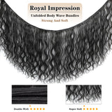 16A Body Wave Bundles Human Hair 100% Real Human Hair 3X Longer Lifespan