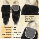 16A Deep Wave Bundles Human Hair 100% Real Human Hair 3X Longer Lifespan Pineapple Wave Human Hair Weave Bundles