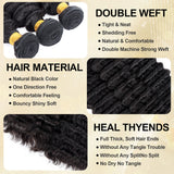 16A Deep Wave Bundles Human Hair 100% Real Human Hair 3X Longer Lifespan Pineapple Wave Human Hair Weave Bundles