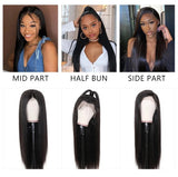 13×6 Lace Front Wig Brazilian Straight Hair 