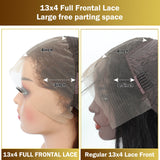 Reddish Brown Pre-Colored  13x4 Transparent Lace Front | RoyalImpression