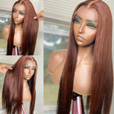 #33 Reddish Brown  4*4 Lace Closure Wig | RoyalImpression Hair wig