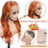 Glueless Ginger Wig 350 # Ginger Lace Front Human Hair Wig  | RoyalImpression Hair