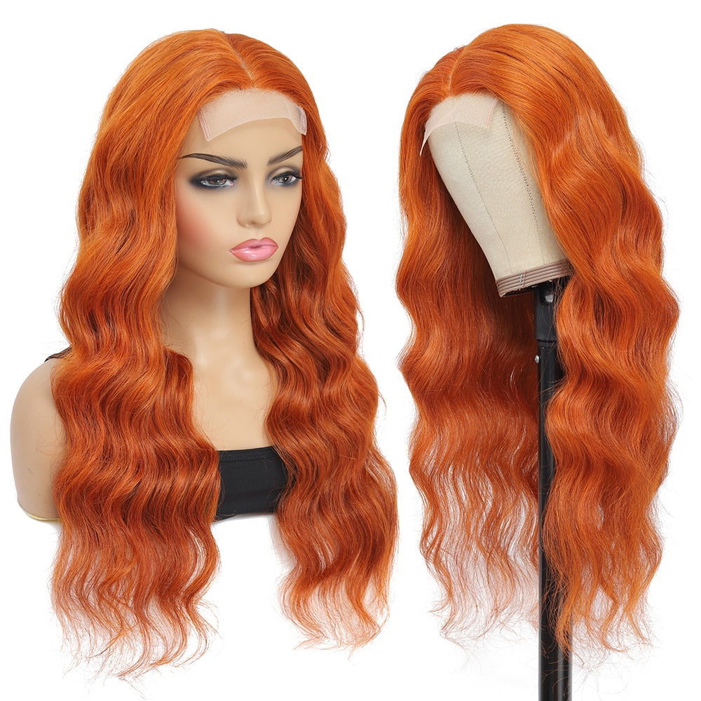 350 Ginger Body wave 4*4 Lace Closure Wig| RoyalImpression Hair