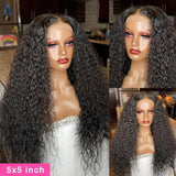 5x5 Lace Closure Wig Long Human Hair Wigs