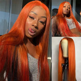 350 Ginger  4*4 Lace Closure Wig | RoyalImpression Hair