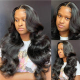  Body Hair Wavy 13x4 Lace Front Wig