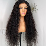 Royal Impression Curly wave Brazilian Cuticle Aligned Lace Closure Human Hair Wig