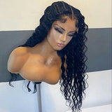 Deep Wave Closure Lace Wigs 