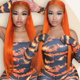 350 Ginger  4*4 Lace Closure Wig | RoyalImpression Hair