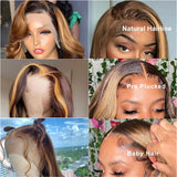 Body Wave Human Hair 13*4 Lace Front Wigs