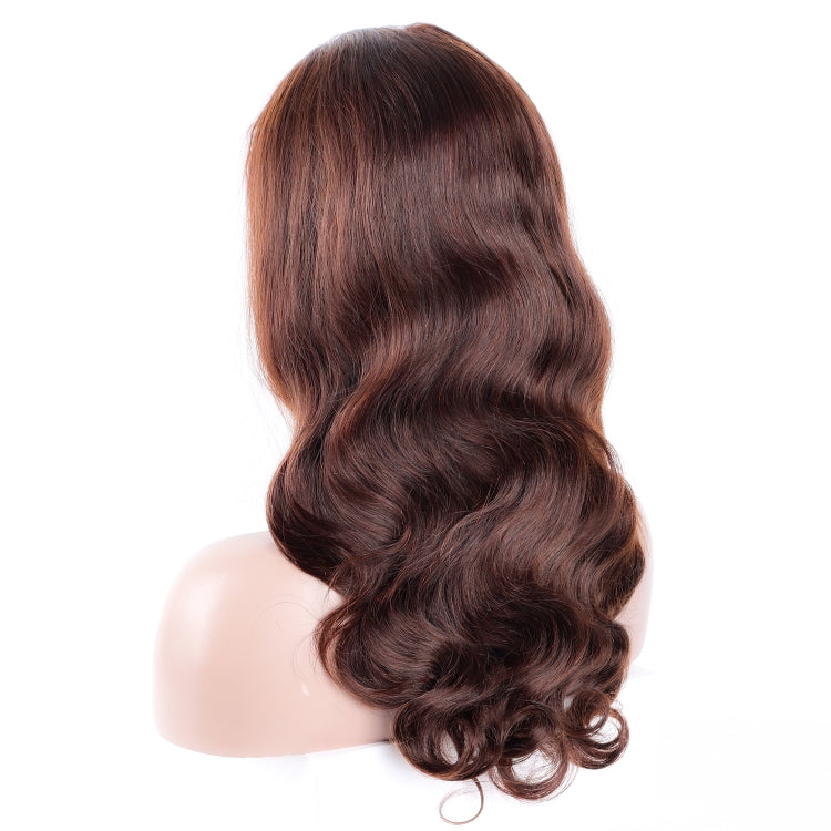 2 # Chocolate Brown Colored Human Hair Frontal Wigs | RoyalImpression Hair