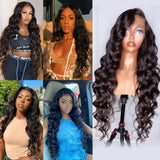 Long Loose 4x4 Lace Closure Wig 