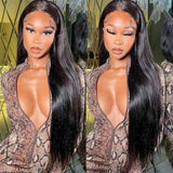  Middle Part Straight Hair 5*5 Lace Closure Wigs  